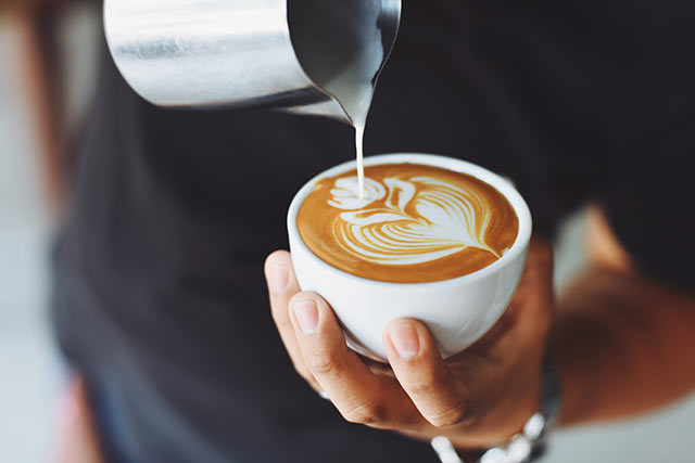 Picture of Barista Pouring Coffee